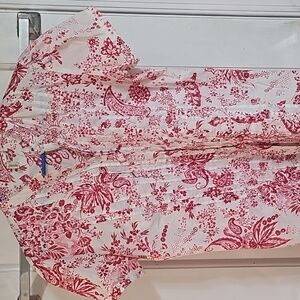 St Johns Bay button down floral top